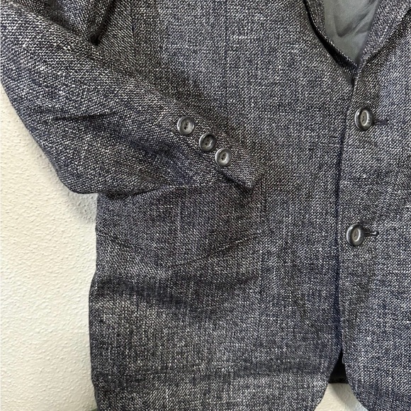 Panhandle Slim Charcoal Gray Textured Two-Button Sport Coat - Picture 5 of 10